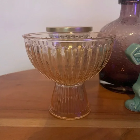 Target Bullseye Tangerine Pedestal Catch Dish - Picture 1 of 5